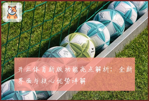 开云体育新版功能亮点解析：全新界面与核心优势详解